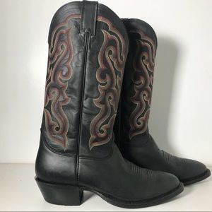 Men’s Nocona Black Leather Legacy Calf Cowboy Boot